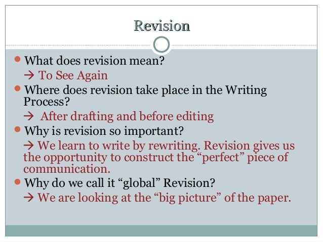 revision