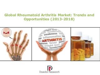 Global Rheumatoid Arthritis Market: Trends and
Opportunities (2013-2018)

 