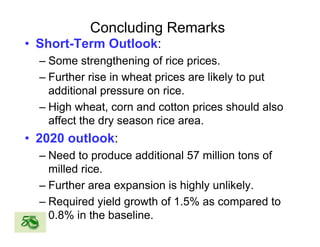 Global rice suppy_demand_outlook