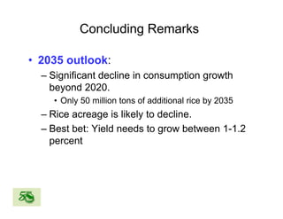Global rice suppy_demand_outlook