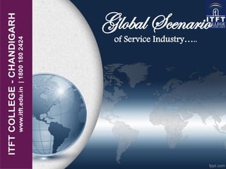 Global Scenario
of Service Industry…..
 