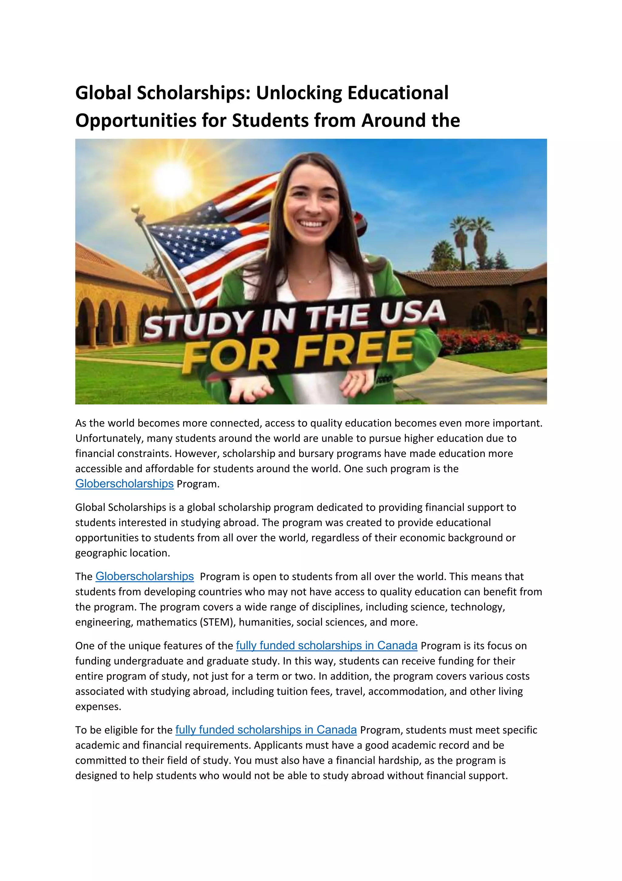 Global Scholarships.ppt