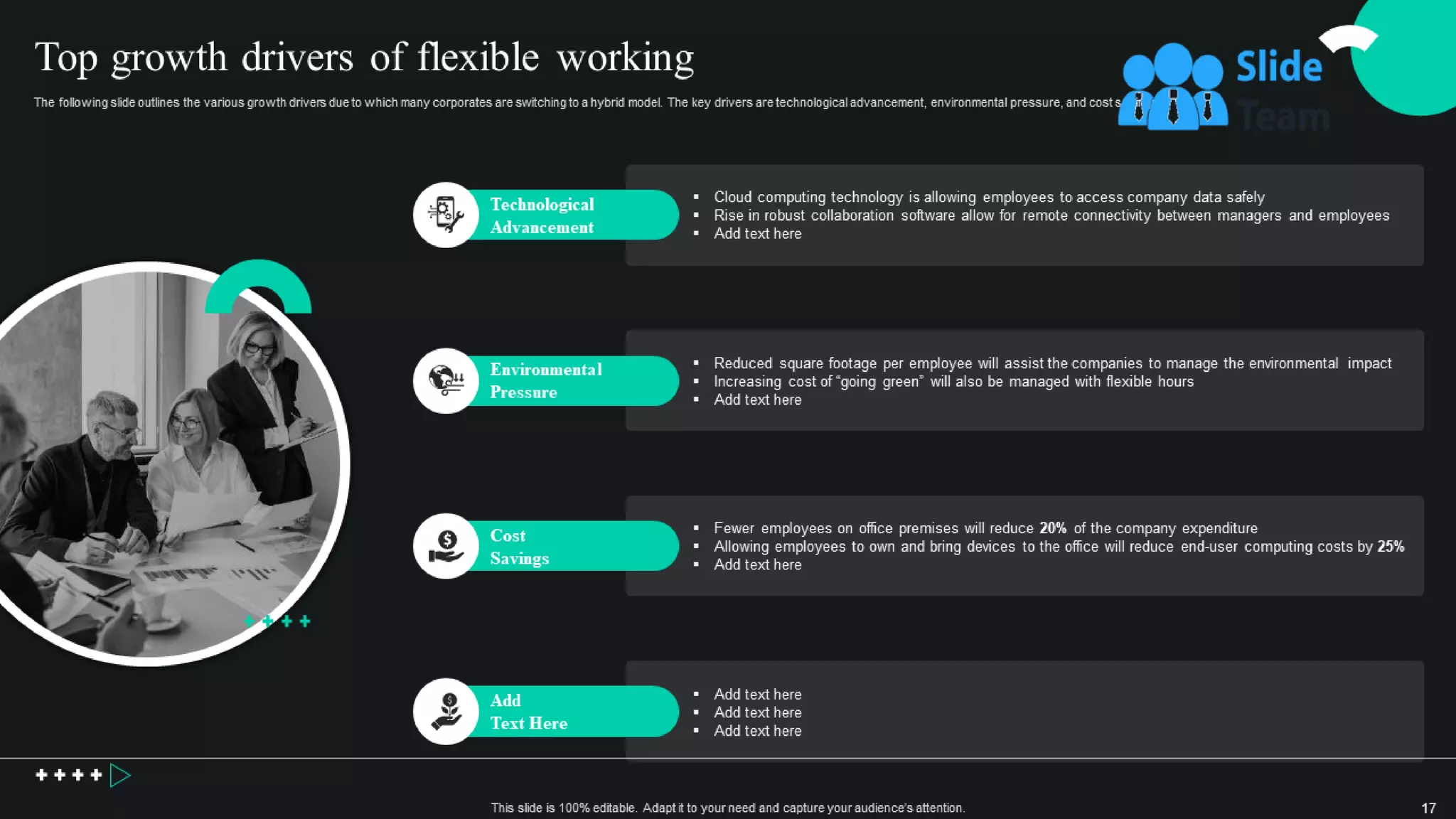 Global Shift Towards Flexible Working Powerpoint Presentation Slides