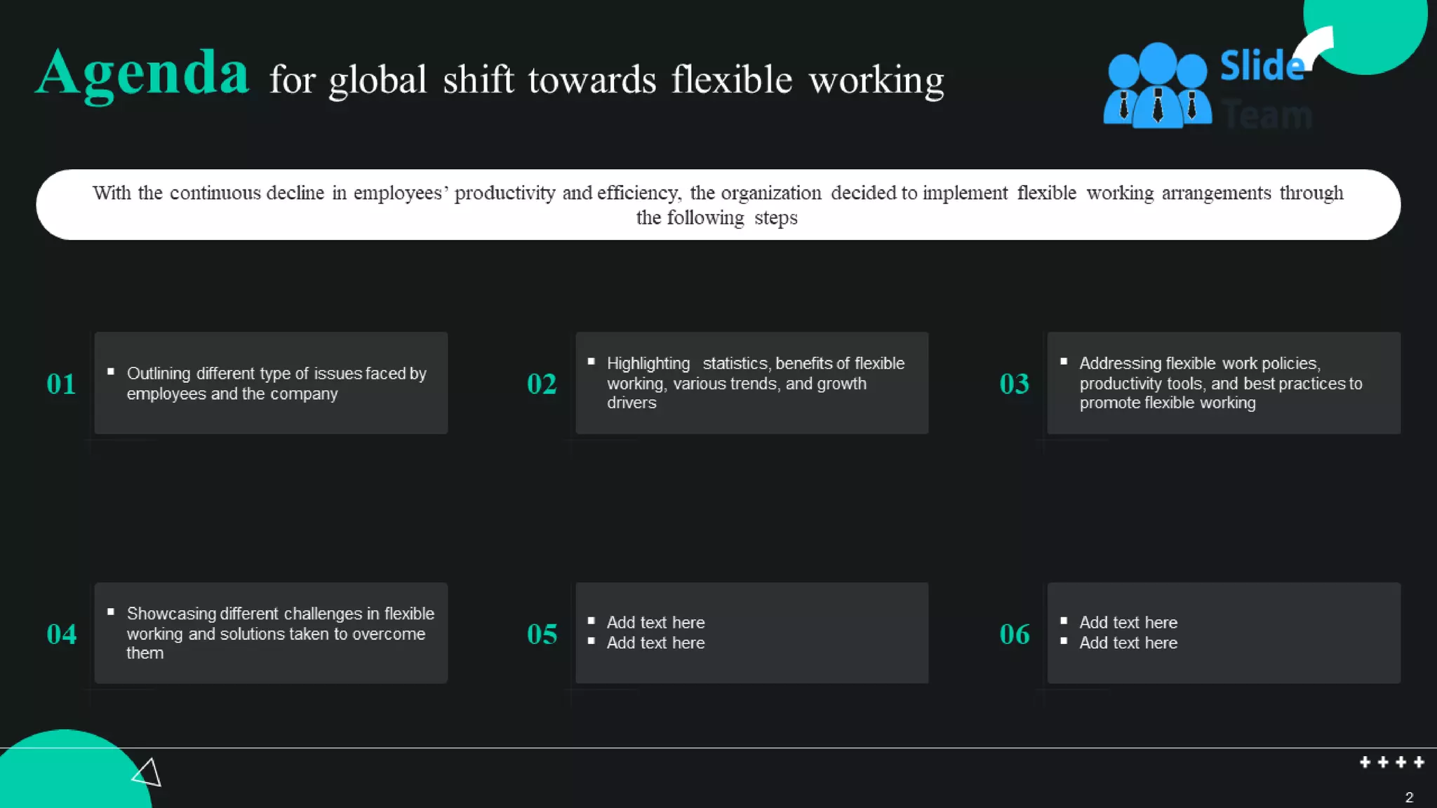 Global Shift Towards Flexible Working Powerpoint Presentation Slides