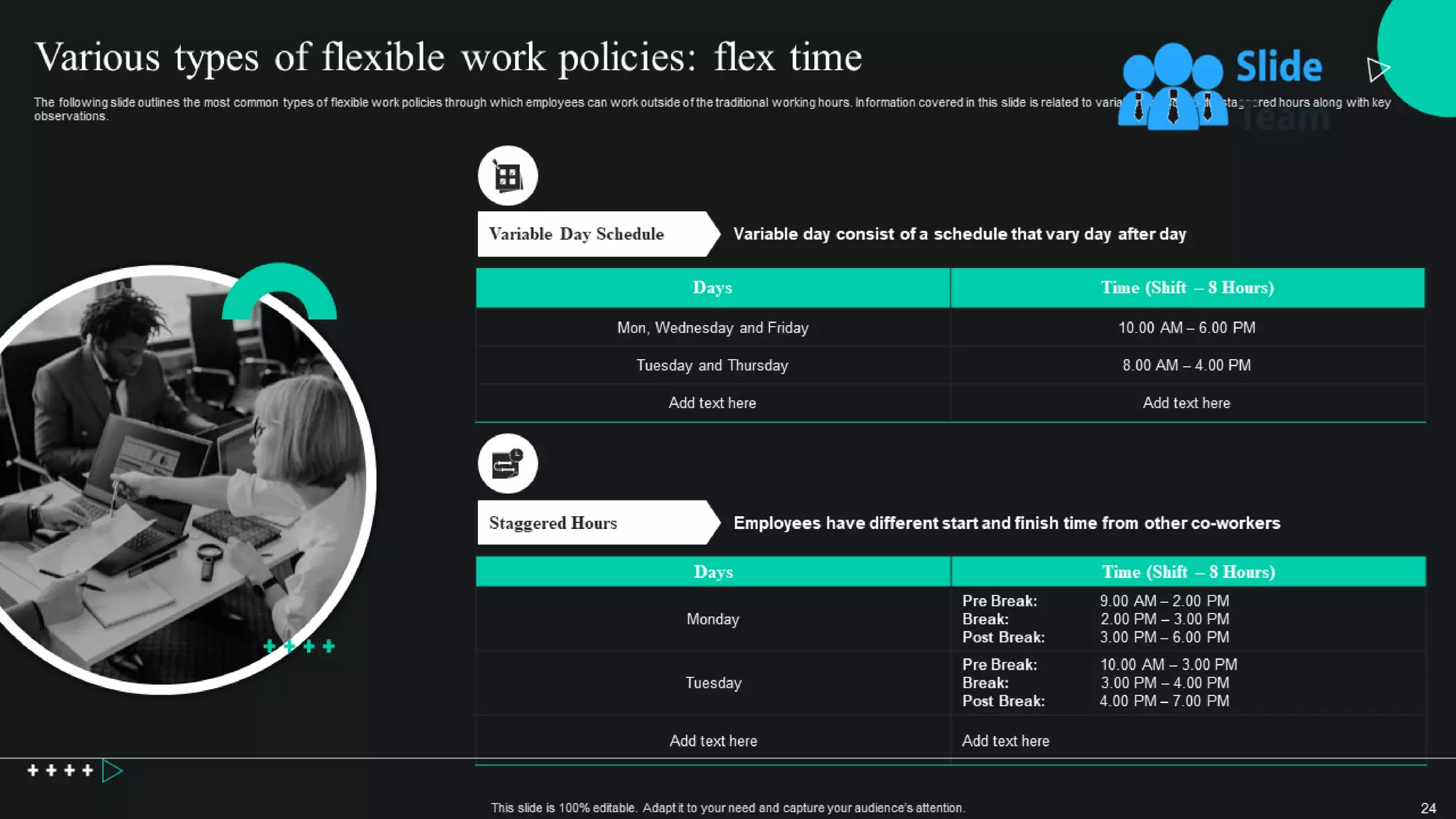 Global Shift Towards Flexible Working Powerpoint Presentation Slides