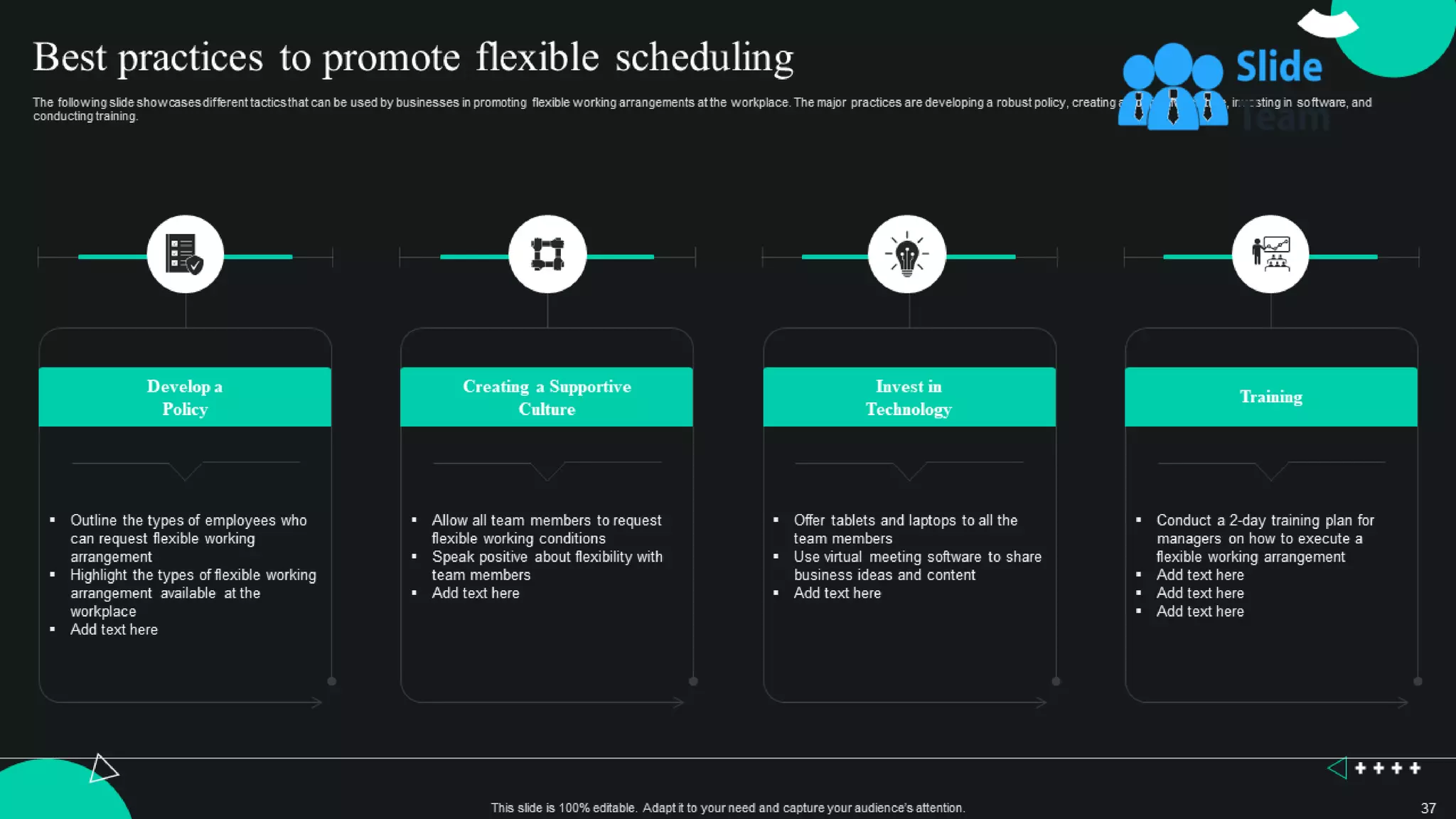 Global Shift Towards Flexible Working Powerpoint Presentation Slides