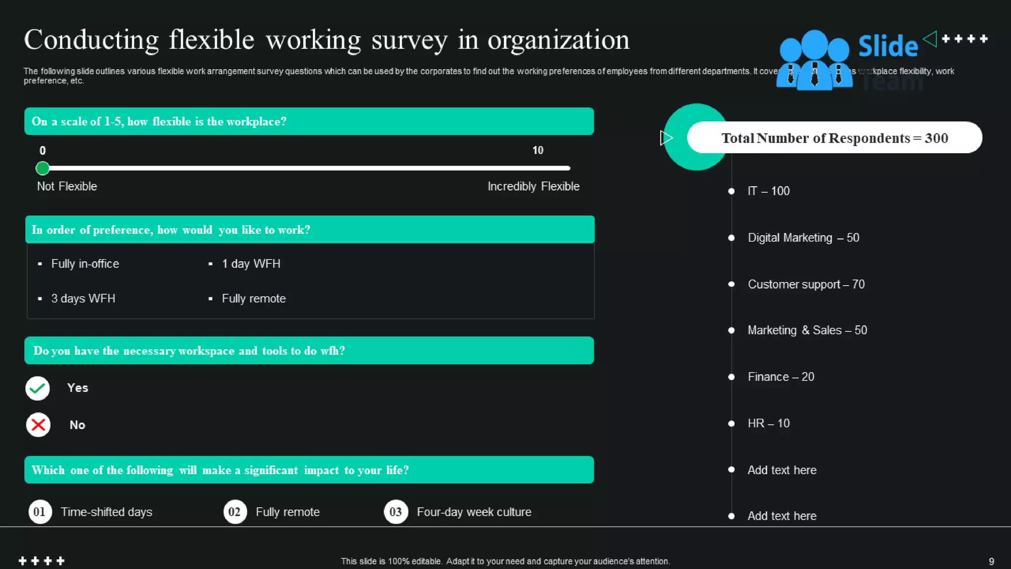 Global Shift Towards Flexible Working Powerpoint Presentation Slides