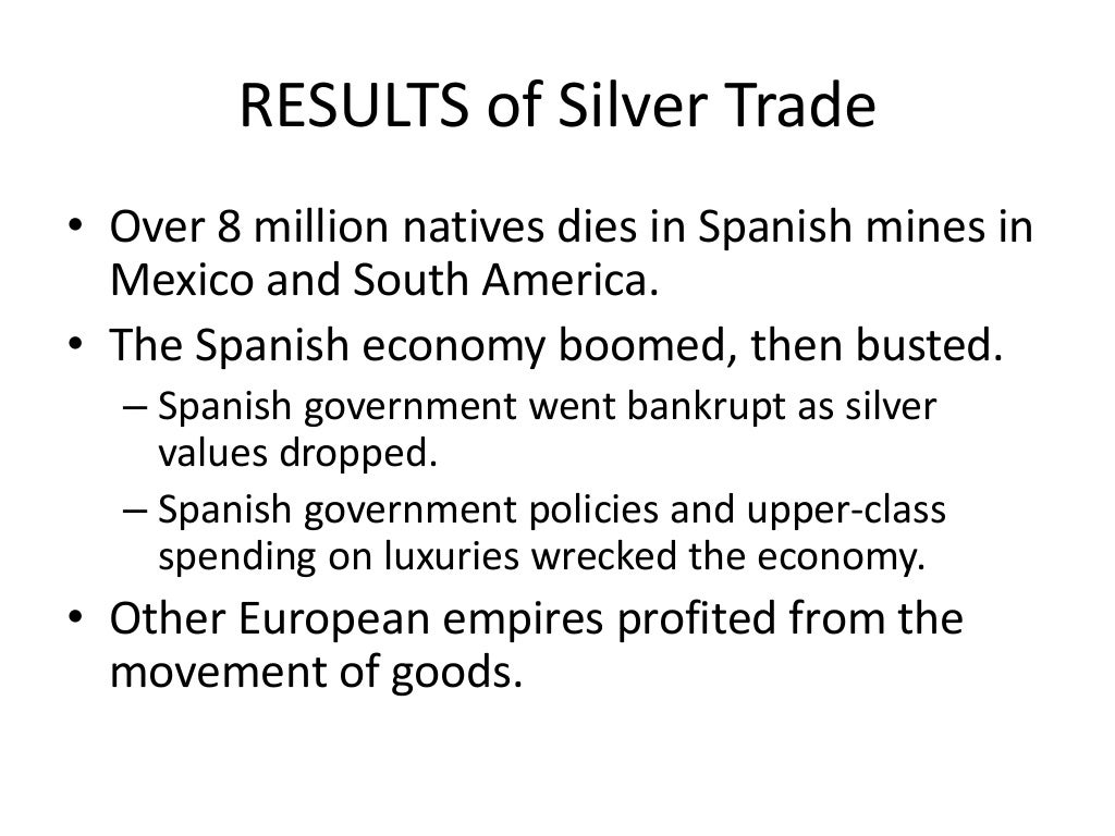 Silver Timeline World Silver Trade History , Late Imperial China, Silver, and Global ...