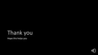 Thank you
Hope this helps you
 