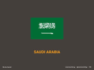 SAUDI ARABIA 
We Are Social wearesocial.sg • @wearesocialsg • 126 
 