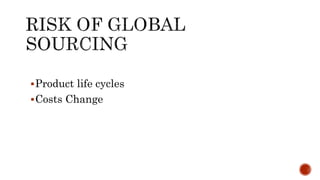 Product life cycles
Costs Change
 