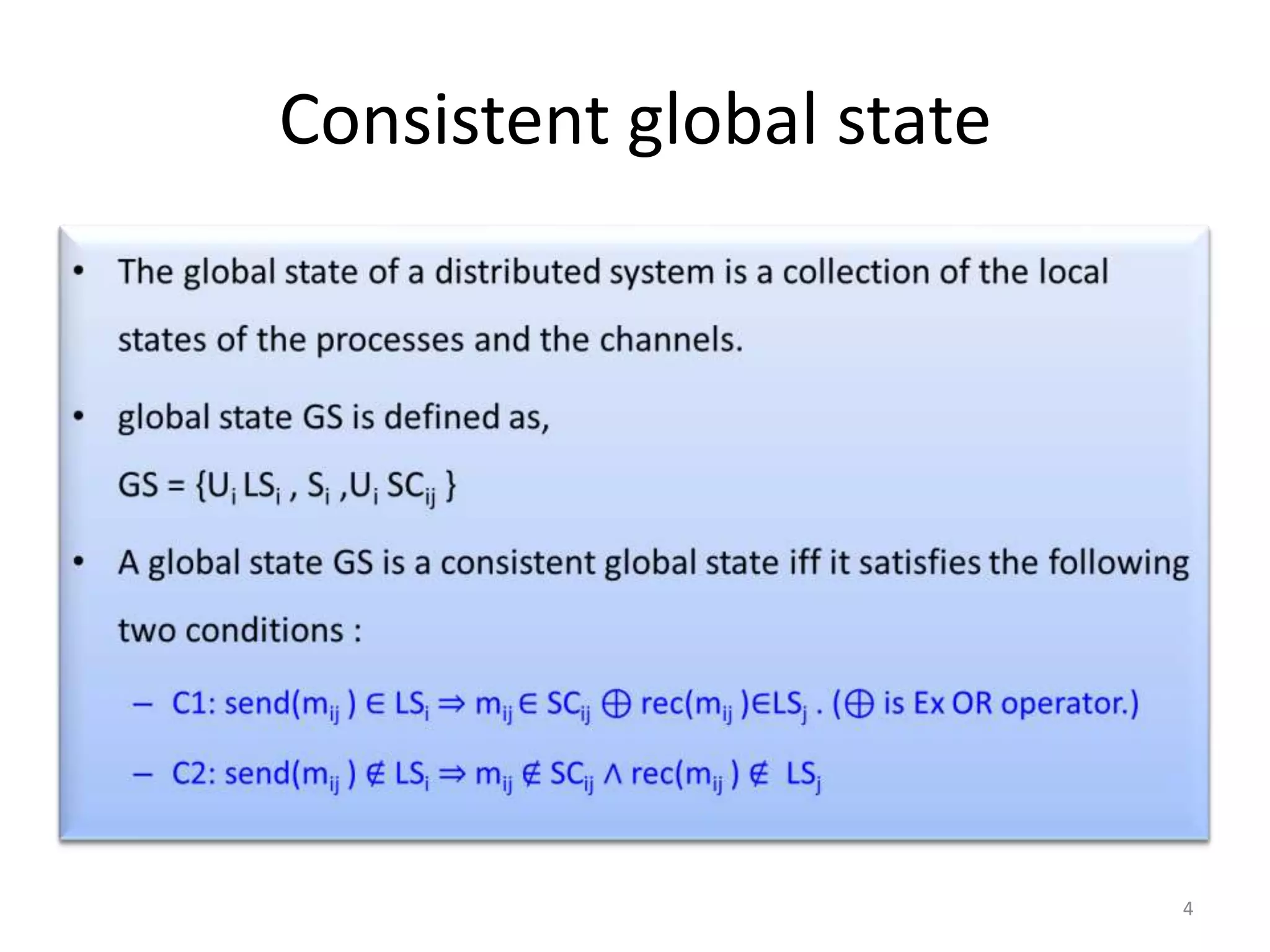 Consistent global state

4

 