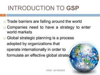 Global Entry Strategies