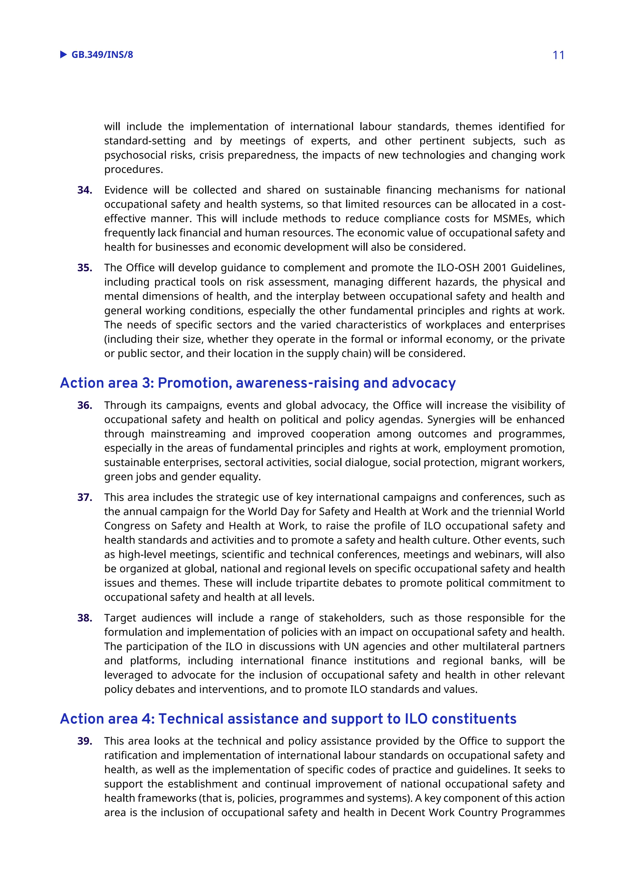 Global Strategy on Occupational Safety and Health 2024- 2030 | PDF
