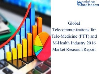 Global
Telecommunications for
Tele-Medicine (PTT) and
M-Health Industry 2016
Market Research Report
 