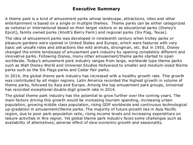 global theme park market trends and opportunities 2015 target market profiling