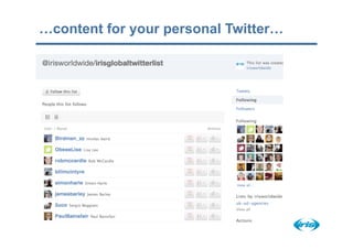 …content for your personal Twitter…
 