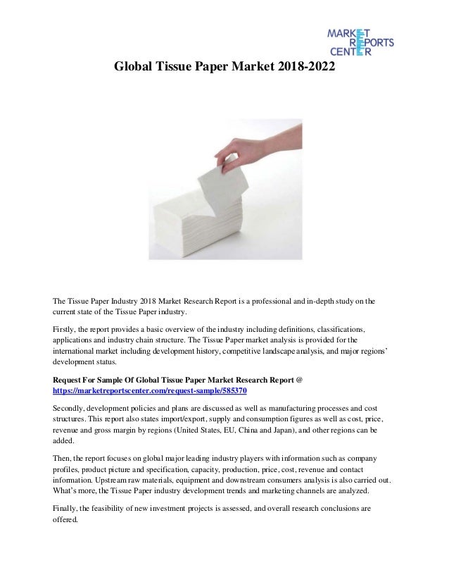 Global tissue paper market 2018 2022