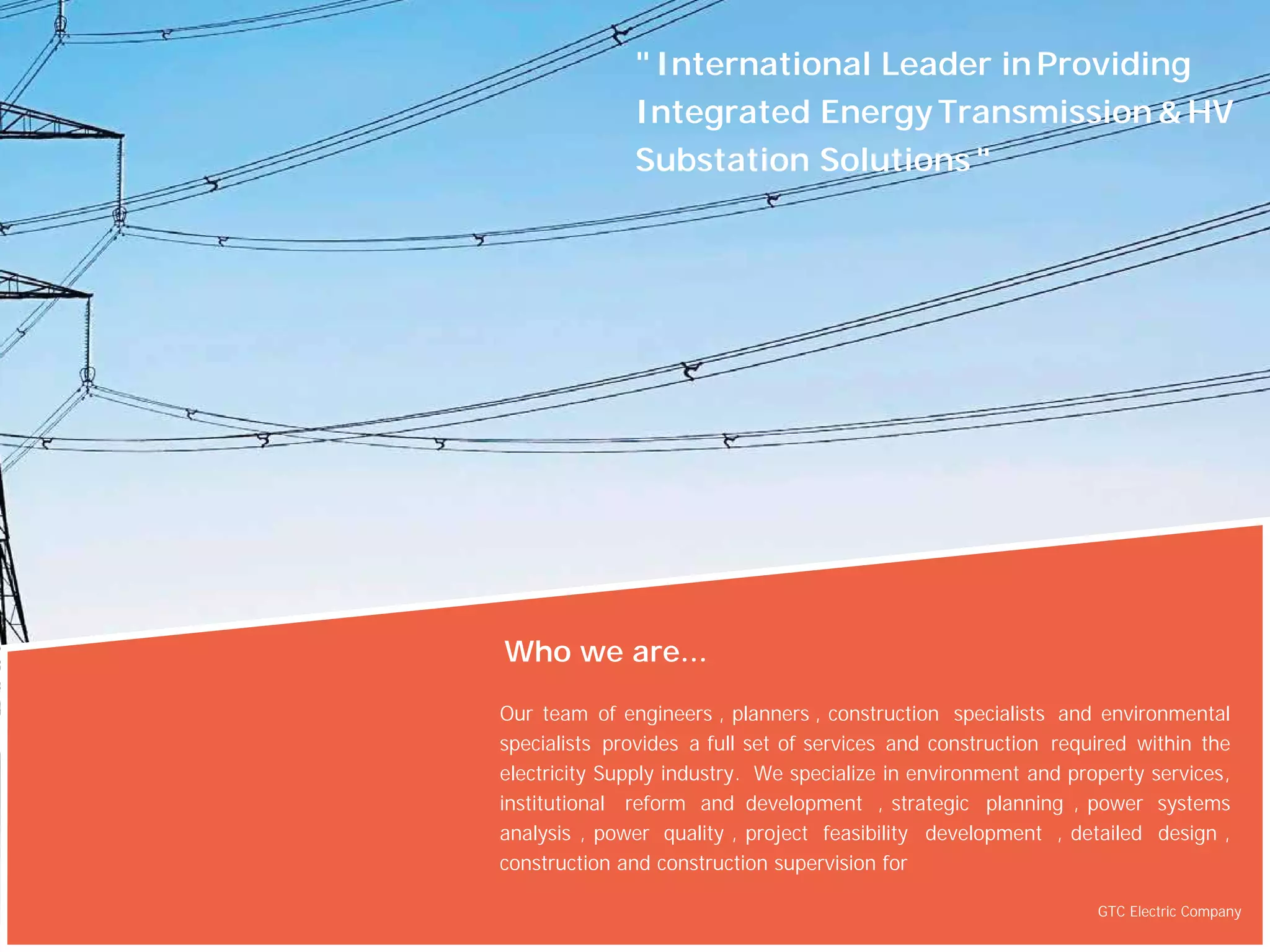 Global transmission company PPT