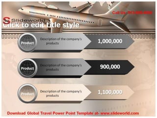 Global Travel Powerpoint Template | PPTX