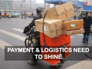 PAYMENT & LOGISTICS NEED
TO SHINE
 