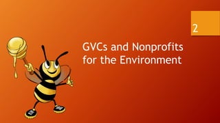 GVCs and Nonprofits
for the Environment
2
 