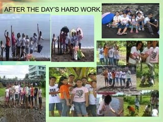 AFTER THE DAY’S HARD WORK… 