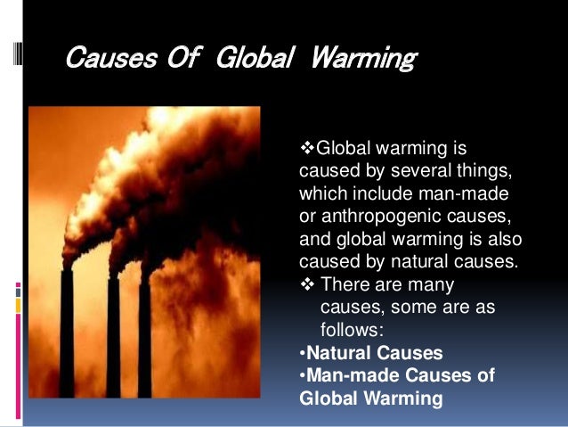 Global warming natural causes essay