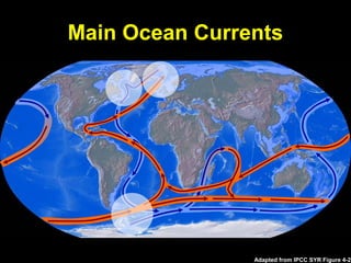 Main Ocean Currents
Adapted from IPCC SYR Figure 4-2
 