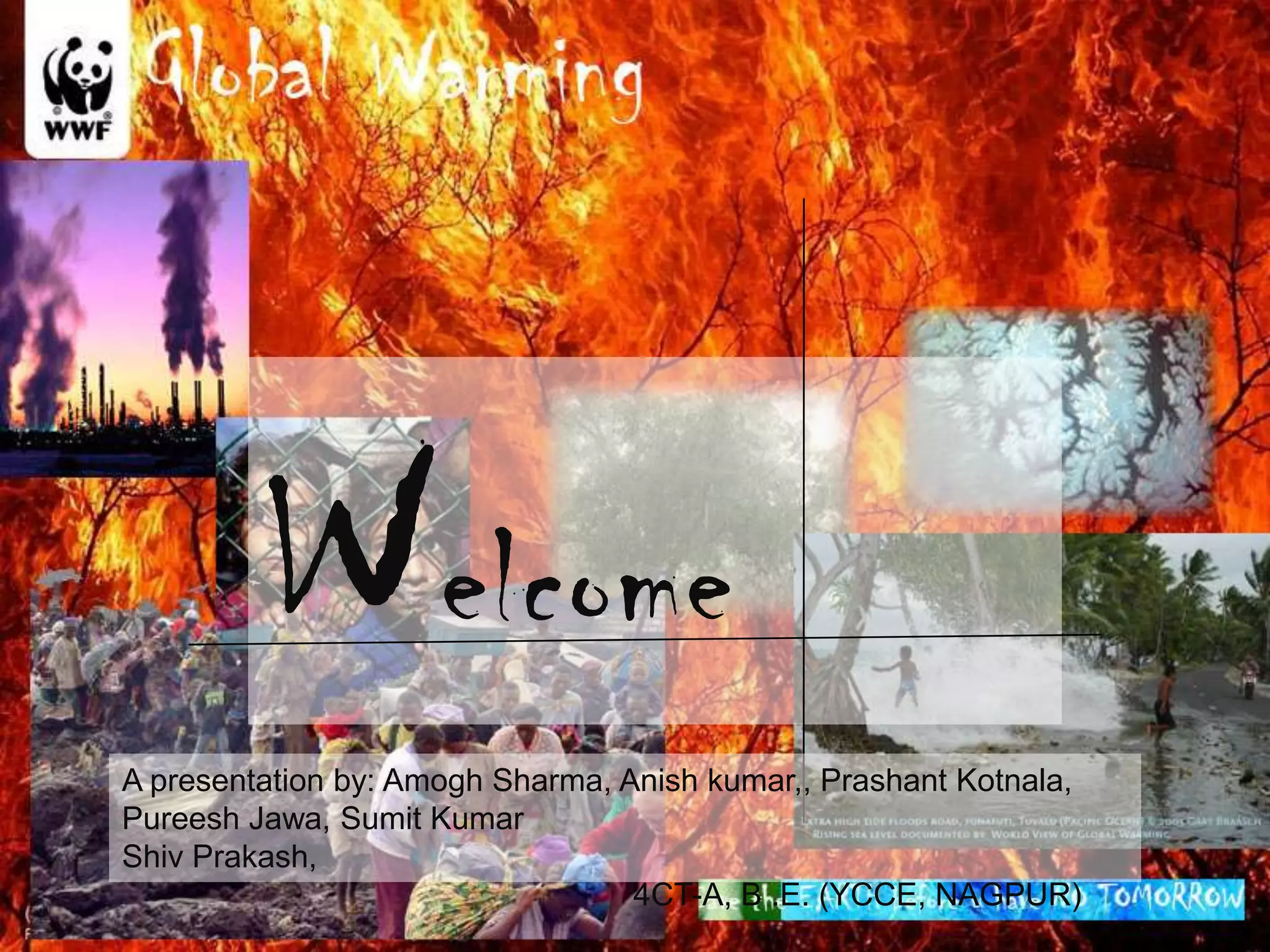 WelcomeA presentation by: Amogh Sharma, Anishkumar,, PrashantKotnala, PureeshJawa, Sumit KumarShivPrakash, 4CT-A, B .E. (YCCE, NAGPUR)