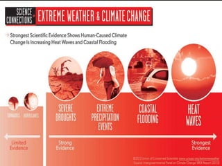 Extreme weather caused by global warming | PPTX
