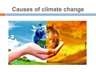Causes of climate change
 