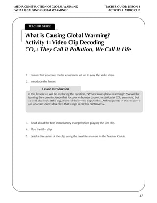 Global warming lesson plan | PDF