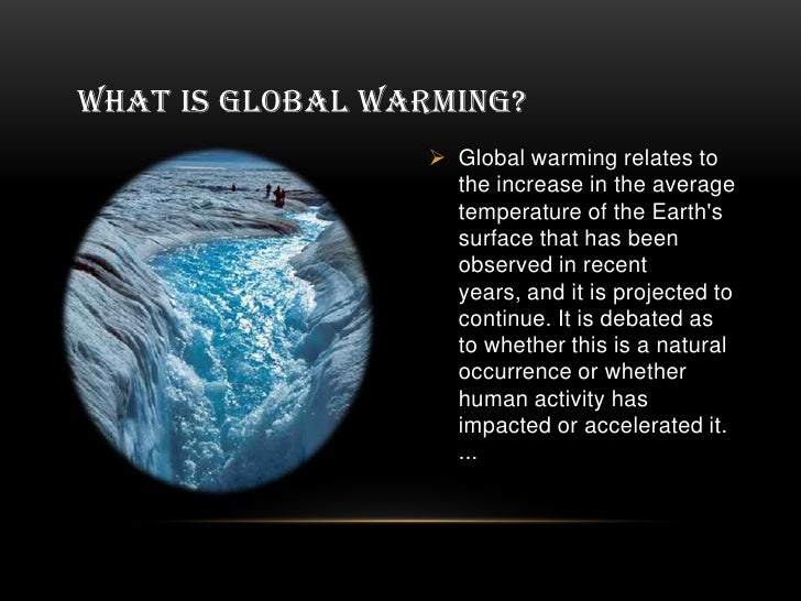 Global Warming Ppt Tanya