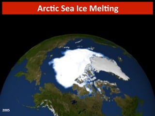 Arc1c	
  Sea	
  Ice	
  Mel1ng

2005

 