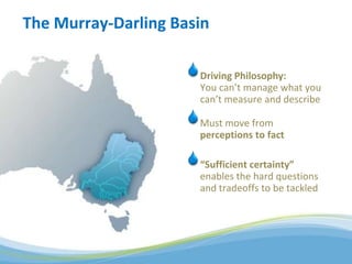 Global water challenges River Basin Management Opportunities and Risks