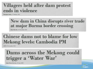 Global water challenges River Basin Management Opportunities and Risks