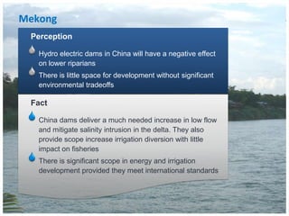 Global water challenges River Basin Management Opportunities and Risks