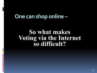 Global wireless e voting | PPTX