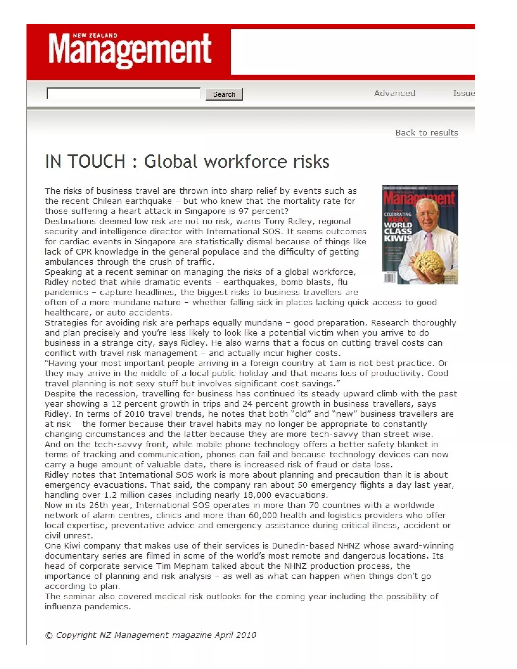 Global Workforce Risks | DOC