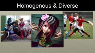 Homogenous & Diverse 
 