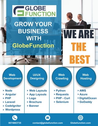 Globe function brochure