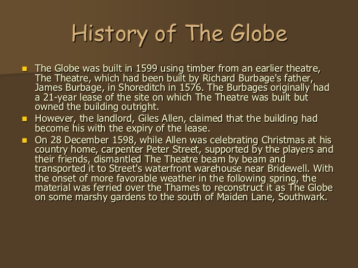 Globe history 122008