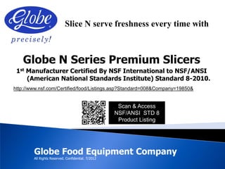 GLOBE 3850N Commercial Premium Food Slicer Automatic 13
