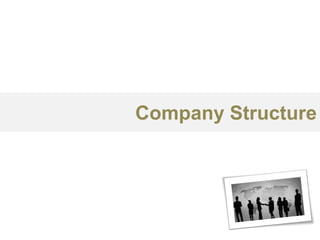 Company Structure
 