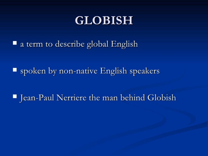 yourself about how grammar Globish yourself about how grammar Globish