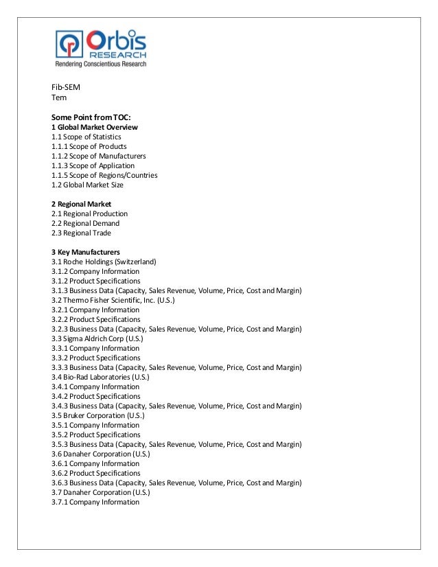 Global Electron Microscopy and Sample Preparation Market Share, Top