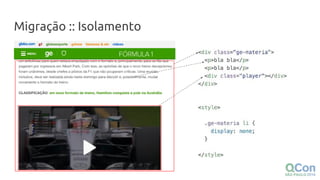 Migração :: Isolamento
 