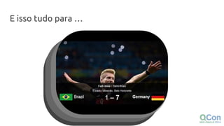 E isso tudo para …
 