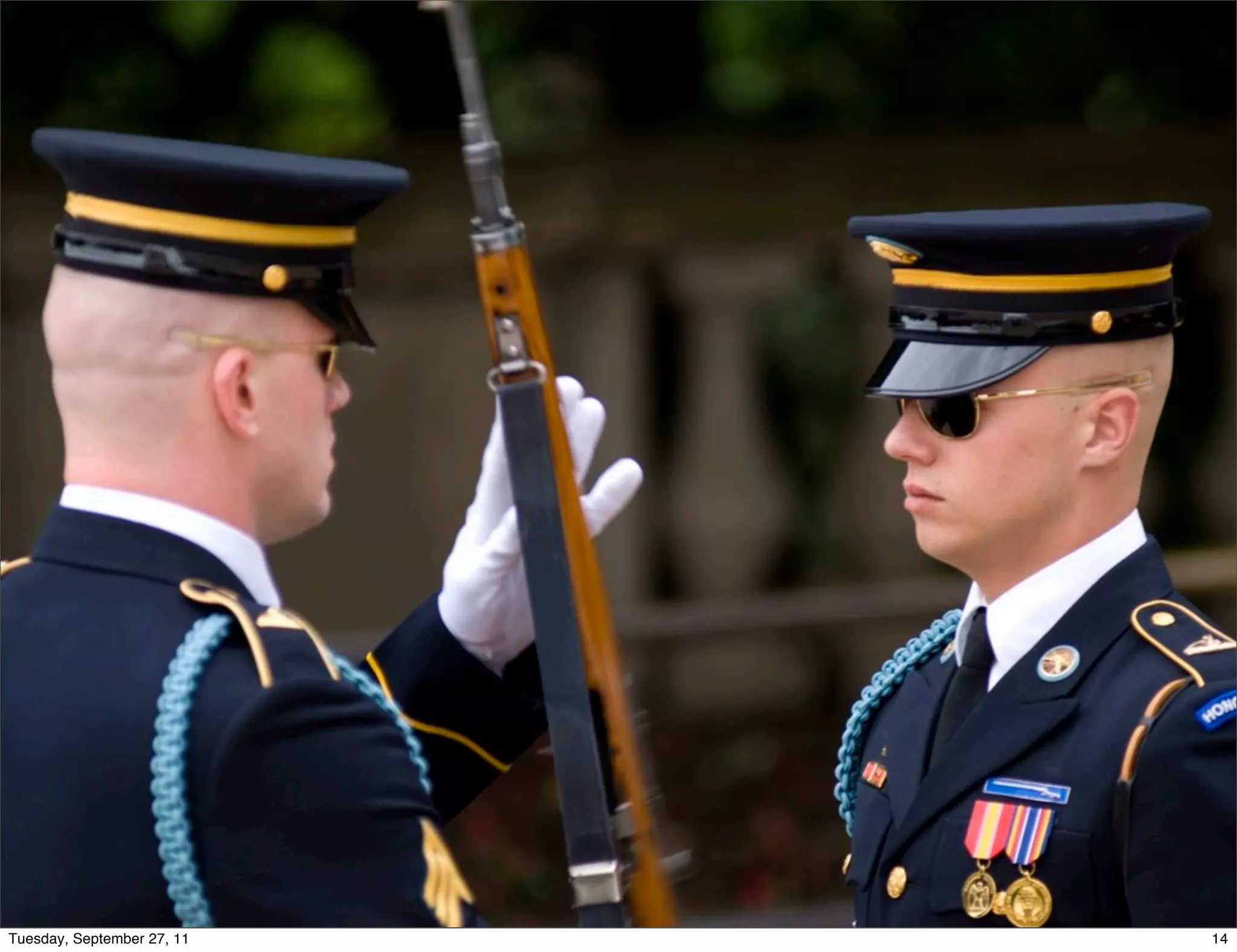 Tuesday, September 27, 11   14
 